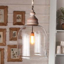 Load image into Gallery viewer, Vintner’s Cloche Pendant 26”