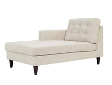Load image into Gallery viewer, Empress Left-Arm Upholstered Fabric Chaise