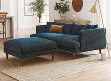 Load image into Gallery viewer, Zoya Down Filled Overstuffed Sofa and Ottoman Set