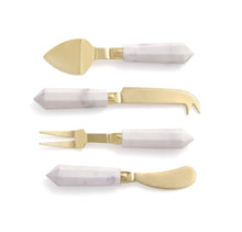 Load image into Gallery viewer, ASTERIA CHEESE KNIVES, SET OF 4