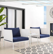 Load image into Gallery viewer, Harmony Sunbrella® Outdoor Patio Aluminum Seating Set