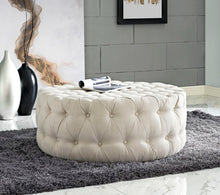 Load image into Gallery viewer, Amour Upholstered Fabric Ottoman