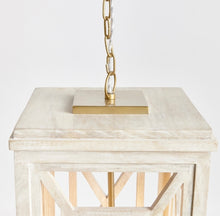 Load image into Gallery viewer, Candelabra Wooden Pendant
