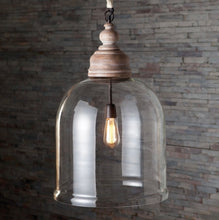 Load image into Gallery viewer, Vintner’s Cloche Pendant 17”