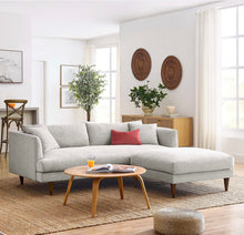Load image into Gallery viewer, Zoya Down Filled Overstuffed Sofa and Ottoman Set