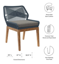 Load image into Gallery viewer, Wellspring 5-Piece Outdoor Patio Teak Wood Dining Set