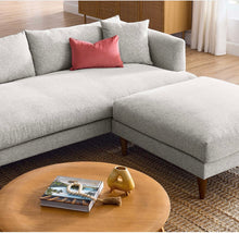 Load image into Gallery viewer, Zoya Down Filled Overstuffed Sofa and Ottoman Set