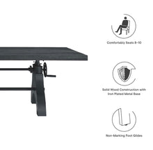 Load image into Gallery viewer, Genuine 96" Adjustable Height Dining and Conference Table