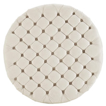 Load image into Gallery viewer, Amour Upholstered Fabric Ottoman