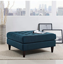 Load image into Gallery viewer, Empress Upholstered Fabric Large Ottoman