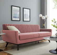 Load image into Gallery viewer, Engage Channel Tufted Performance Velvet Sofa