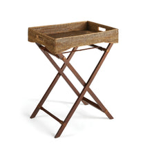 Load image into Gallery viewer, Burma Rattan Butler Tray table