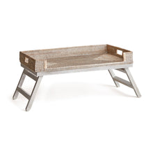 Load image into Gallery viewer, Burma Rattan Lap Tray Table