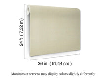Load image into Gallery viewer, Linen Sunrise Dark Taupe Wallpaper