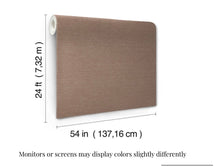 Load image into Gallery viewer, Linen Levels Russet Wallpaper