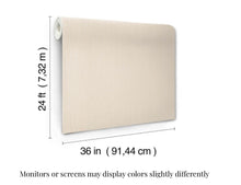Load image into Gallery viewer, Classic Paperweave Vanilla Swirl Wallpaper