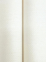 Load image into Gallery viewer, Satin Paperweave Bright White Wallpaper