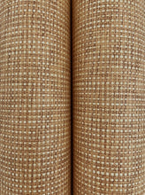 Load image into Gallery viewer, Check Paperweave Saddle Weave Wallpaper
