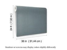 Load image into Gallery viewer, Check Paperweave Brown / Blue Wallpaper