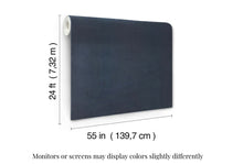 Load image into Gallery viewer, Vegan Suede Dark Slate Wallpaper
