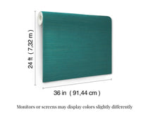 Load image into Gallery viewer, Painted Hemp Peacock Wallpaper