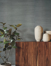 Load image into Gallery viewer, Glistening Sisal Slate Wallpaper