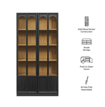 Load image into Gallery viewer, Anwen Solid Wood and Glass Display Cabinet