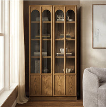 Load image into Gallery viewer, Anwen Solid Wood and Glass Display Cabinet