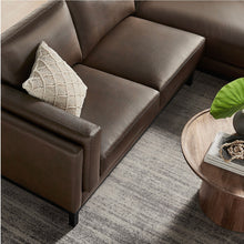 Load image into Gallery viewer, Roscoe Right-Facing Vegan Leather Sectional Sofa with Chaise
