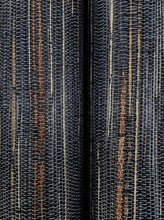 Load image into Gallery viewer, Multicolored Hemp Navy Wallpaper