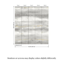 Load image into Gallery viewer, Aveline Grey Wall Mural