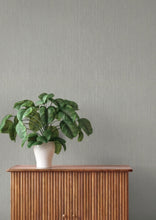 Load image into Gallery viewer, Oren Grey Shimmering Striations Wallpaper