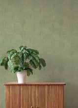 Load image into Gallery viewer, Anara Geo Faux Grasscloth Wallpaper