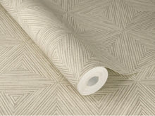 Load image into Gallery viewer, Anara Geo Faux Grasscloth Wallpaper