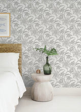 Load image into Gallery viewer, Star Flower Charcoal Floral Trail Wallpaper