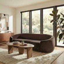 Load image into Gallery viewer, Contessa Curved Performance Velvet Sofa