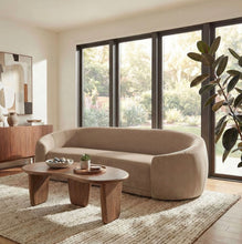 Load image into Gallery viewer, Contessa Curved Performance Velvet Sofa