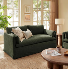 Load image into Gallery viewer, Wellfleet Slipcovered Linen-Blend Loveseat