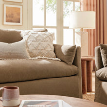 Load image into Gallery viewer, Wellfleet Slipcovered Linen-Blend Loveseat