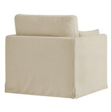 Load image into Gallery viewer, Wellfleet Slipcovered Linen-Blend Armchair