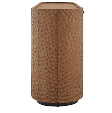 Load image into Gallery viewer, Aven 71.5 Inch Oval Chiseled Wood Sideboard Buffet Cabinet with Hammered Effect in Walnut