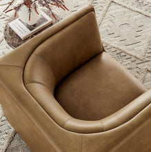 Load image into Gallery viewer, Hilda Curved Back Vegan Leather Armchair