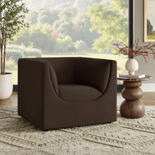 Load image into Gallery viewer, Hilda Curved Back Performance Velvet Armchair