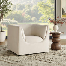 Load image into Gallery viewer, Hilda Curved Back Performance Velvet Armchair