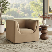 Load image into Gallery viewer, Hilda Curved Back Performance Velvet Armchair