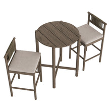 Load image into Gallery viewer, Eleni 3-Piece Outdoor Teak Wood Bar Set