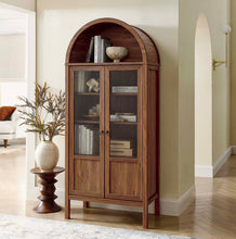 Load image into Gallery viewer, Tessa Tall Arched Storage Display Cabinet