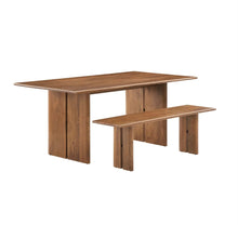 Load image into Gallery viewer, Amistad 72" Wood Dining Table and Bench Set
