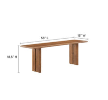 Load image into Gallery viewer, Amistad 72" Wood Dining Table and Bench Set