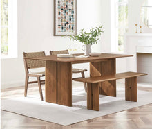 Load image into Gallery viewer, Amistad 72" Wood Dining Table and Bench Set